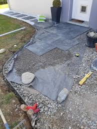 Bricolage De L Idee A La Realisation Entree Dalles Graviers Allee Amenagement Jardin Devant Maison Amenagement Paysager Devant Maison Amenagement Jardin