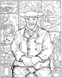 Many people use van gogh coloring pages to teach kids how to draw, but the process can also be fun for adults. Kids N Fun Com 30 Coloring Pages Of Vincent Van Gogh