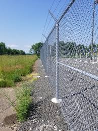 For high security applications, the threads on the bolt may be 'peened' to prevent easy removal. How To Keep Weeds Grass Off A Chain Link Fence Green Giant Services