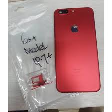 Housing Casing Back Case Iphone 6s Plus Model Iphone 7plus Red Edition Shopee Indonesia