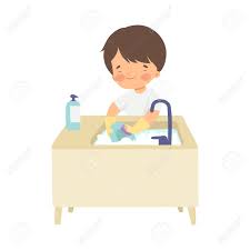 Maybe you would like to learn more about one of these? Cute Boy Washing Dishes Adorable Kid Doing Housework Chores Royalty Free Cliparts Vectors And Stock Illustration Image 128165721