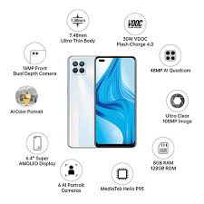 The oppo f17 pro will retail in india in both offline stores and online for ₹22,990 and will be available in a single 8gb ram + 128gb storage configuration. Oppo F17 Pro On Finance 8gb White Oppo F17 Pro Price 8gb 128gb