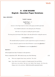 Present simple and present continuous 2. Previous Year English Question Paper For Icse Class 10 Board 2018