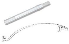 Flexible curtain track ceiling , 5 meters (16.4ft), ceiling track ceiling mount for curtain rail with track curtain system, rv curtain track, , ceiling track for room divider curtains. Amazon Com Graber Crystal Clear Flexible Arch Curtain Rod 40 To 86 Inch Customizable Width Home Kitchen