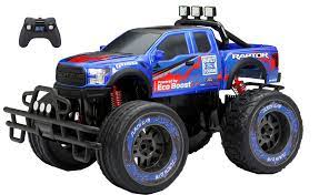 Ford f150 raptor carrera rc in autumn leaves. New Bright 1 10 Radio Control 9 6v Ford Raptor Truck Blue Walmart Com Walmart Com