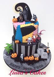 Want to make your child a birthday cake to remember but don't think you have the skills? Nightmare Before Christmas Birthday Cakes Healthy Life Naturally Life
