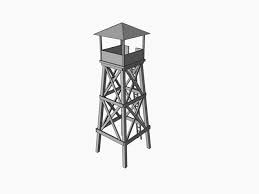 Low Poly Watchtower Low Poly Watch Tower Low Poly Models