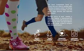 Go2socks Compression Socks For Men Women Nurses Runners 20 30mmhg Medical Stocking Athletic