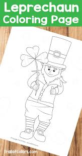 These crafts are great for preschools and schools to use when learning about community heros and helpers. Adorable Leprechaun Coloring Page St Patrick S Day Free Printable Trail Of Colors