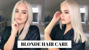 And i've said no to people who want to go blonde but whose is there a specific hair type for which you would recommend not making this drastic of a color change? How To Keep Bleach Blonde Hair Healthy Updated Hair Care Routine Cassidysecrets Youtube