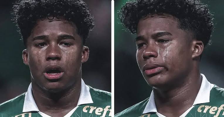 Endrick crying during his last game for Palmeiras: 7 pics - Football |  Tribuna.com