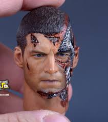 HOT TOYS HT MMS100 1/6 MARCUS WRIGHT Head Sculpt Figure TERMINATOR  SALVATION