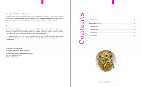 Beautiful Cookbook Design Template In Word Used To Tech