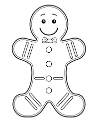 Coloring Rocks Gingerbread Man Coloring Page Gingerbread Man Template Christmas Coloring Pages
