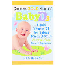 Huge sale on vitamin d supplements for babies now on. California Gold Nutrition Baby Vitamin D3 Drops 10 Mcg 400 Iu 34 Fl Oz 10 Ml By Iherb