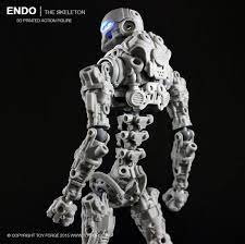 Endo The Skeleton 3d Printed Action Figure Digital Files Action Figures 3d Printing Machine Prints