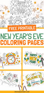 Check spelling or type a new query. New Year S Eve Coloring Pages The Printables Fairy