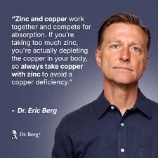 Maintaining a balanced intake of zinc and copper is crucial when it comes  to avoiding a copper deficiency! Zinc competes with copper for intestinal  absorption, so high levels of zinc can inhibit