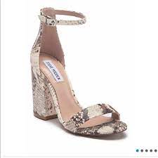 Steve madden definitely has the perfect sexy. Steve Madden Shoes Steve Madden Snake Skin Print Heels Poshmark