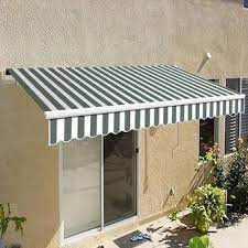 Awntech California 96 In Wide X 84 In Projection Gray White Striped Striped Vertical Patio Manual Retraction Awning Lowes Com In 2021 Fabric Awning Patio Awning Custom Awnings
