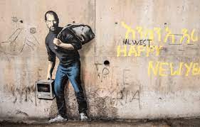 His works of political and social commentary have appeared on streets. Scientists Use Police Technique To Confirm Banksy S Identity Time