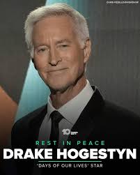 Drake was an incredible man. He was funny, generous and thoughtful. He  cared about every single scene, every person. He loved Days, the fans, and  shared that passion with everyone