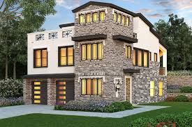 Narrow lot house plans (or house plans for narrow lots) may be more affordable to build due to the smaller lot. Narrow Home Plans With A Front Garage Dfd House Plans Blog