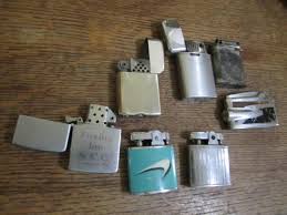 Collection Of Vintage Lighters For Parts And Pieces Seven Etsy Vintage Lighter Pieces