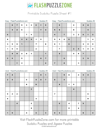 So easy a caveman could do it. Printable Sudoku Puzzle 1