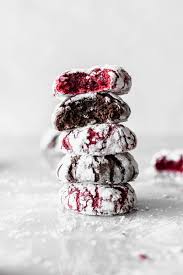 Galletas Crinkle De Chocolate Y Red Velvet Cravings Journal Recipe Crinkle Cookies Red Velvet Crinkle Cookies Chocolate Crinkles