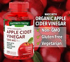 Nature S Truth Apple Cider Vinegar 1200 Mg 180 Capsules In 2020 Apple Cider Organic Apple Cider Organic Cider Vinegar