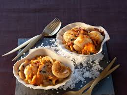 Boudin Blanc Et Saint Jacques Aux Girolles Recettes Recette Recette Boudin Blanc Recette Saint Jacques Alimentation