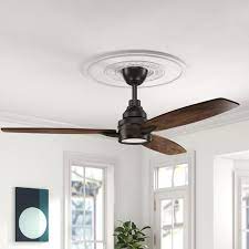 The home came with two ceiling fan/lights installed, living room and master bedroom. 60 Kovach 3 Blade Led Standard Ceiling Fan With Remote Control And Light Kit Included Reviews Birch Lane