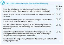 Fristlose kündigung wie schwer muss ein fehlverhalten wiegen? Darf Bei Verdacht Einer Straftat Eine Fristlose Kundigung Ausgesprochen Werden Weka