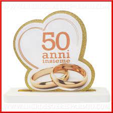 Le pubblicazioni di matrimonio vengono gestite dai municipi; Sagoma Polistirolo Nozze Oro Con Stampa 50 Anni Insieme Doni Bomboniere Srl