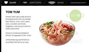 Thai Express Menu In Repentigny Quebec Canada