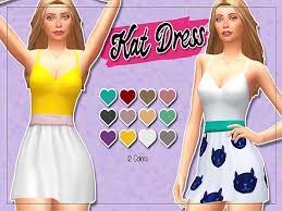 Not all of the custom content featured in this board has been . The Sims 4 Maxis Match Kat Dress Sims 4 Maxis Match