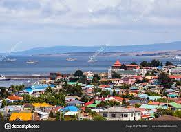 Punta Arenas Chile February 2019 Aerial View Punta Arenas Town 