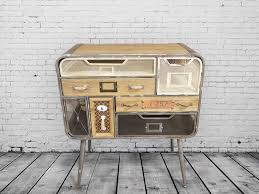 Pretty Storage Cabinet Chest Of Drawers Retro Industrial Style Elderflowerlane