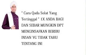 Cara Qada Solat Yang Tertinggal 1x Anda Bagi Dan Sebar Mungkin Dpt Menginsafkan Beribu Insan Yg Tidak Tahu Tentang Ini My Info Maya