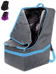 Zohzo Car Seat Travel Bag Adjustable Padded Backpack For Car Seats Car Seat Travel Tote Save