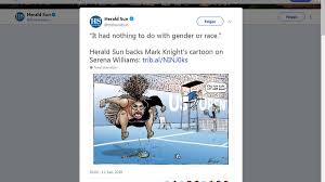 Open, a cartoon from australia, drawn by mark knight and published in the herald sun, made global headlines. Kontroverse Um Serena Williams Karikatur Wird Immer Bizarrer W V