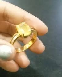 White sapphire engagement rings are beautiful, rare, and responsibly sourced. Yellow Sapphire Gemstone Yellow Sapphire Pukhraj Ring Design For Men And Women Facebook