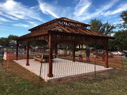 How big is a full size wood pavilion? Our 20 X 30 Hip Roof The Gazebo And Pergola Factory Facebook