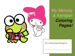Be the first to write a review amazon best sellers rank: Free My Melody Keroppi Coloring Pages