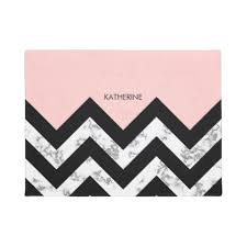 Black And White Doormat Black White And Pink Chevrons Doormat Zazzle Com Pink Chevron Door Mat Black And White