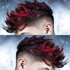 Cabello Tenido De Rojo