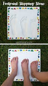 Kid S Footprint Stepping Stone Gift Idea Stepping Stones Diy Kids Stepping Stones Diy Michaels Crafts Store