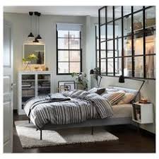 Slattum Cadre De Lit Matelasse Knisa Gris Clair 160x200 Cm Ikea Chambre A Coucher Chic Chambre De Reve Cadre De Lit