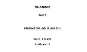 Plus de 33 annales pour préparer la philo du bac stmg 2021 en toute confiance. Pdf Telecharger Sujet De Philosophie Bac 2018 Gratuit Pdf Pdfprof Com